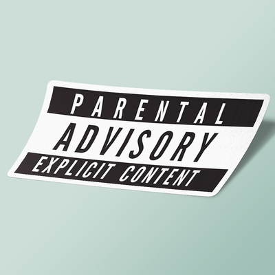 استیکر Parental Advisory Explicit