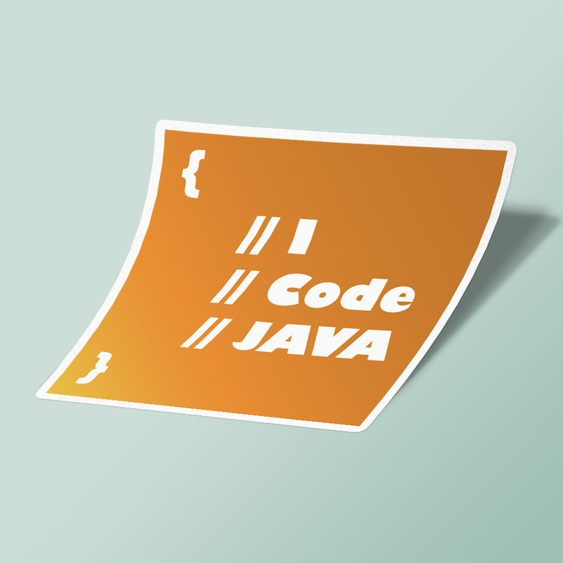 استیکر I Code Java
