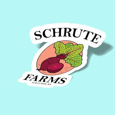 استیکر Schrute Farms Beets Office