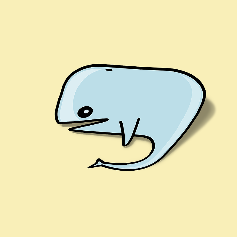 استیکر Blue Whale2