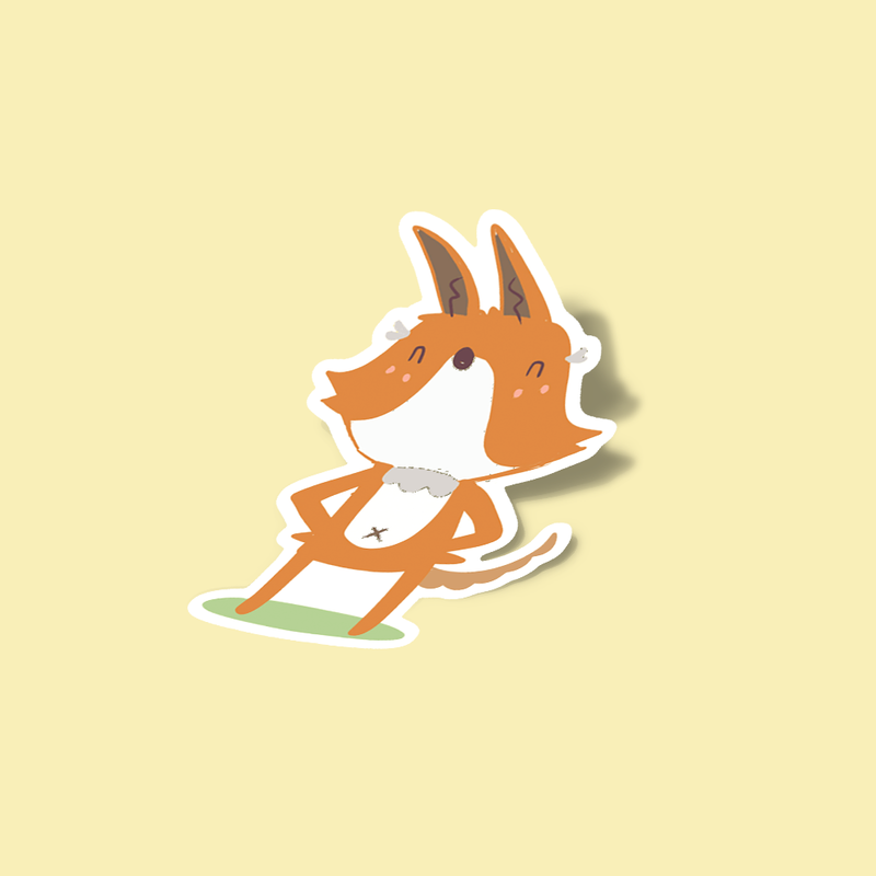 استیکر Cute Fox