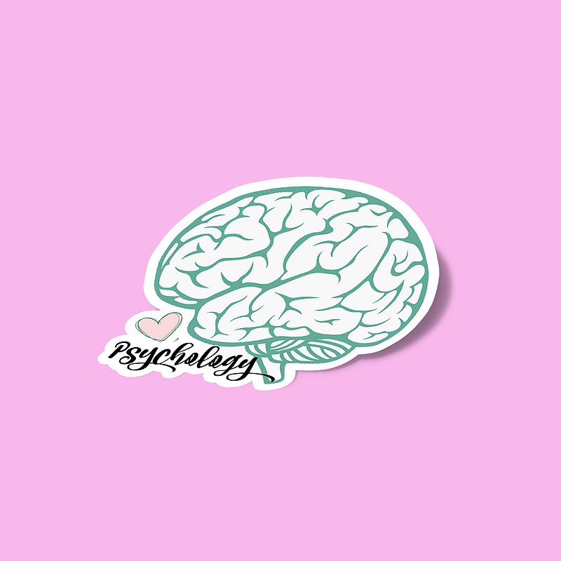 استیکر Psychology brain