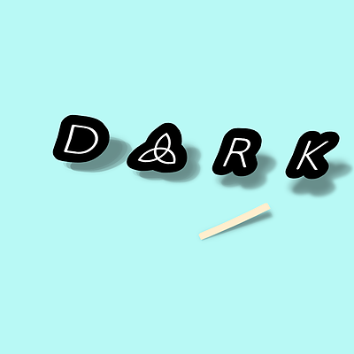 استیکر Dark