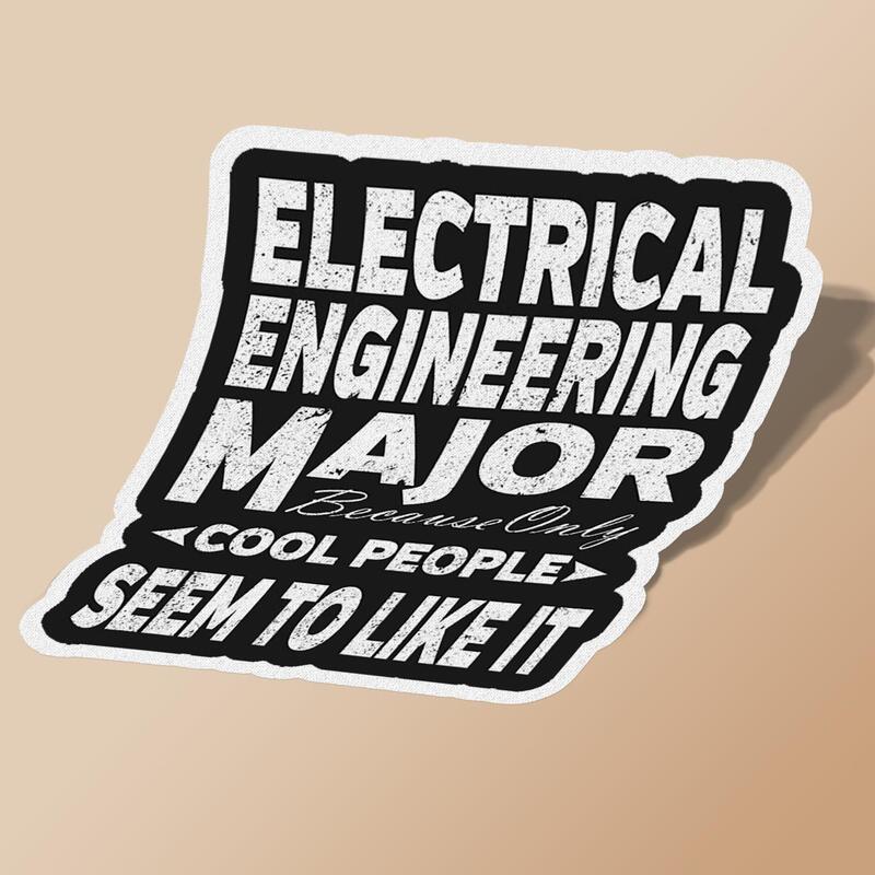 استیکر Electrical Engineering College Major