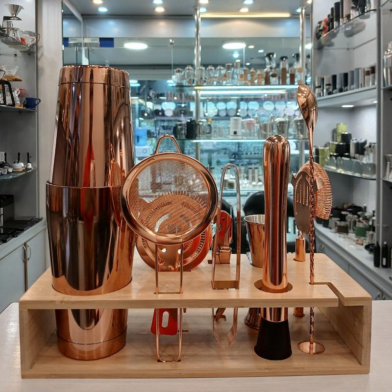 ست بار سرد 14پارچه رزگلد بوستون بالانس