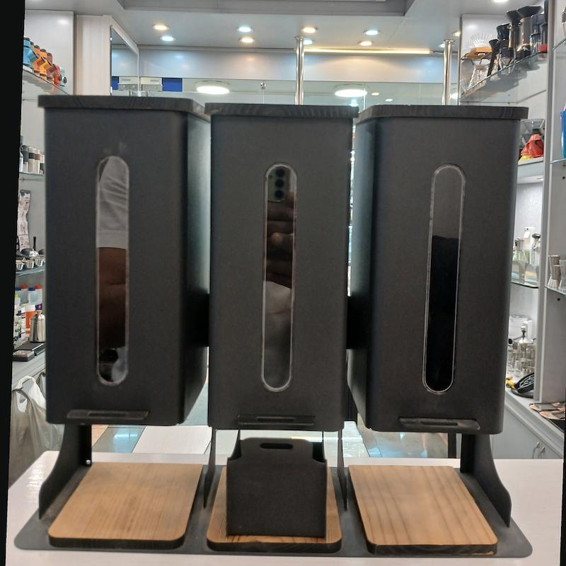 سیلو قهوه خانگی 3 مخزنه(جای حبوبات)