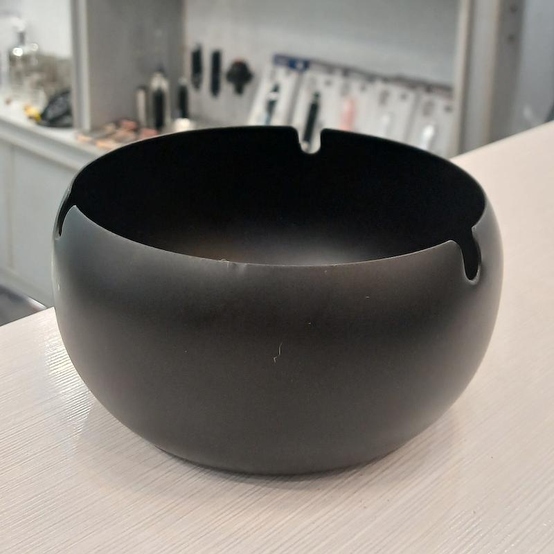 زیر سیگاری استیل مشکی بزرگ