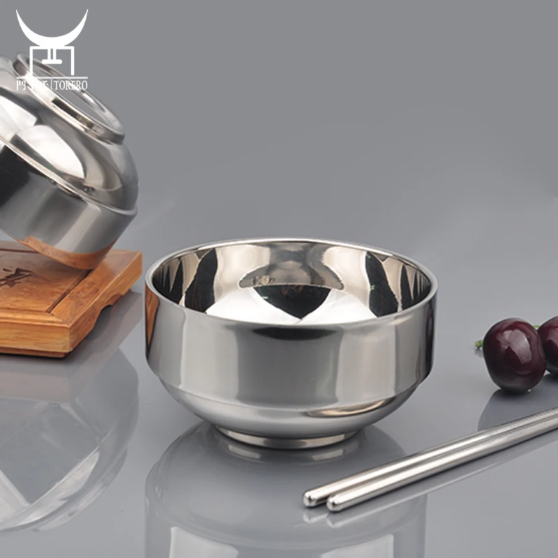 کاسه استیل دوجداره ۳ عددی