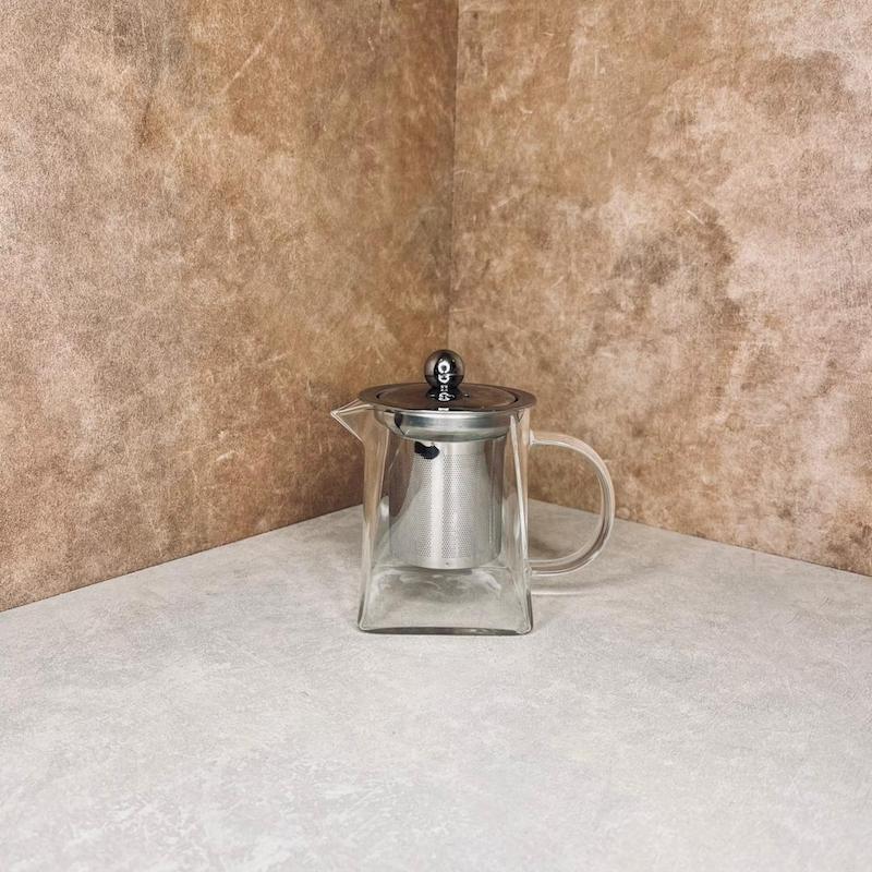 قوری دمنوش پیرکس مربع 550 میل