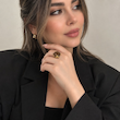 انگشتر طلا توپاز دودی