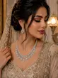 نیم ست جواهری مروارید