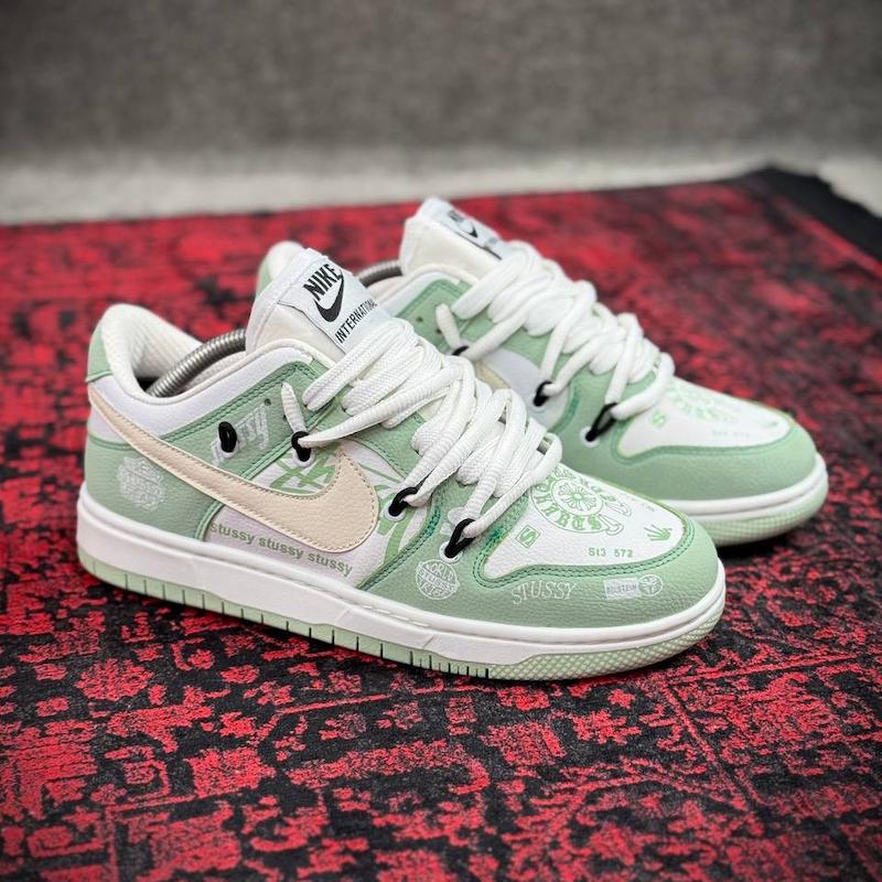 کد 327 Sb dunk سفید سبز کرم