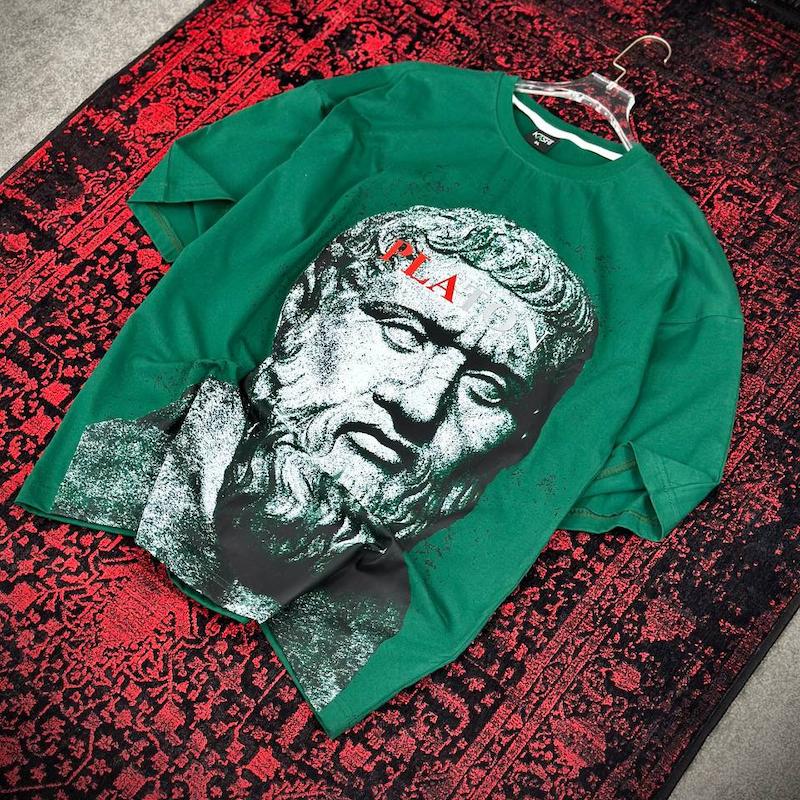 حراجی تیشرت PLATON سبز
