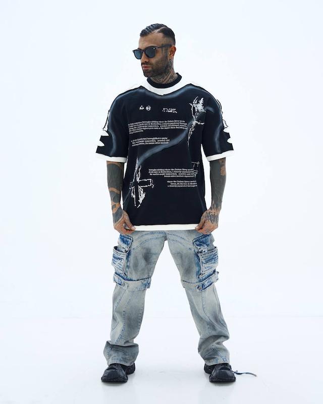 تیشرت VIP2 کد 2197 مشکی