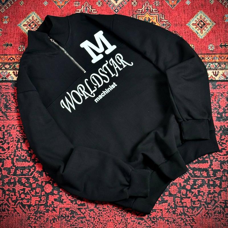 دورس1 نیم زیپ WORLDSTAR مشکی