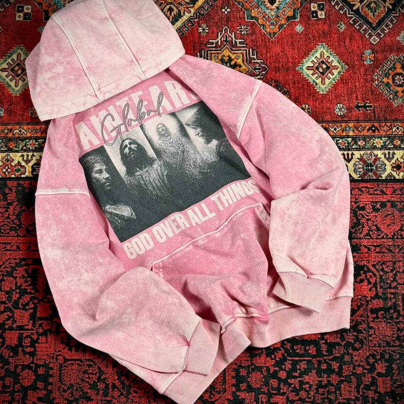 هودی SAINTEARS صورتی