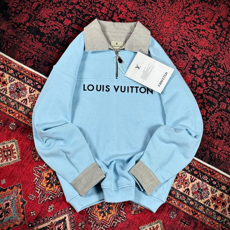 دورس LOUIS VUITTON یقه دار ابی