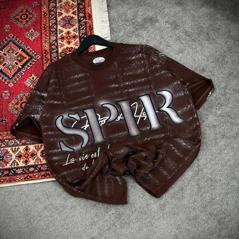 تیشرت1 SPIR قهوه ای