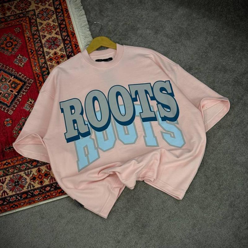 تیشرت ROOTS گلبهی