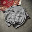 تیشرت1 stay strang طوسی