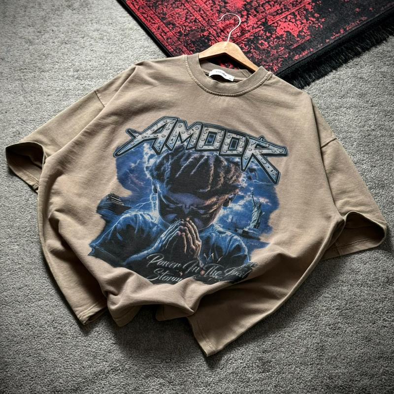 تیشرت سنگشور1 AMOOR2 نسکافه ای