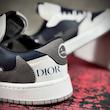 کد 311 نایک ترویس اسکات۲ DIOR سفید سرمه ای طوسی