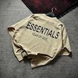 ست تیشرت و شلوارک ESSENTIALS کرم