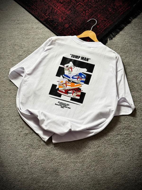 تیشرت2 JUMP MAN سفید