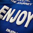 تیشرت ENJOY آبی شالی