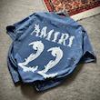تیشرت1 22Amiri آبی تیره