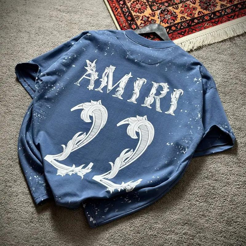تیشرت1 22Amiri آبی تیره