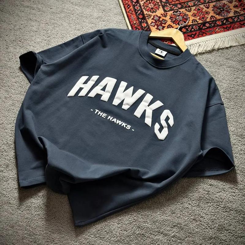 تیشرت HAWKS طوسی