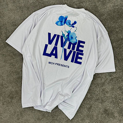 تیشرت LA VIE سفید