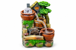 آبنما رومیزی طرح خانه و آسیاب آبی دکوراتیو