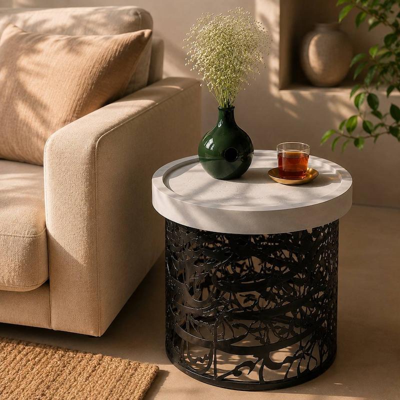 میز بتنی شاه سکه