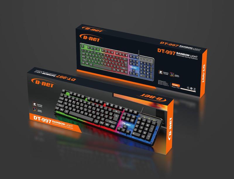 کیبورد گیمینگ دی نت مدل DT-997