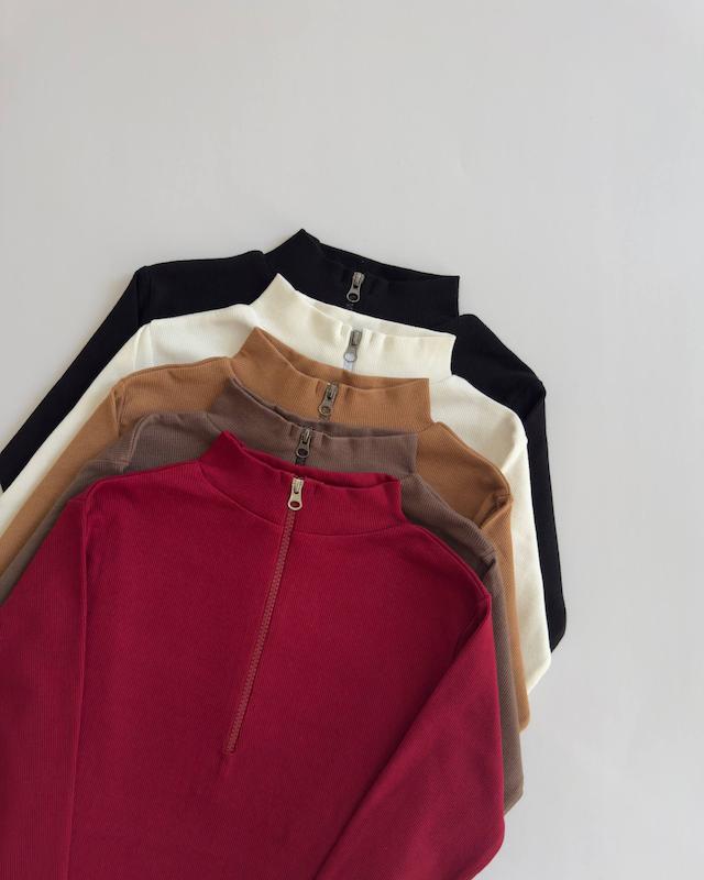 بلوز نیم زیپ