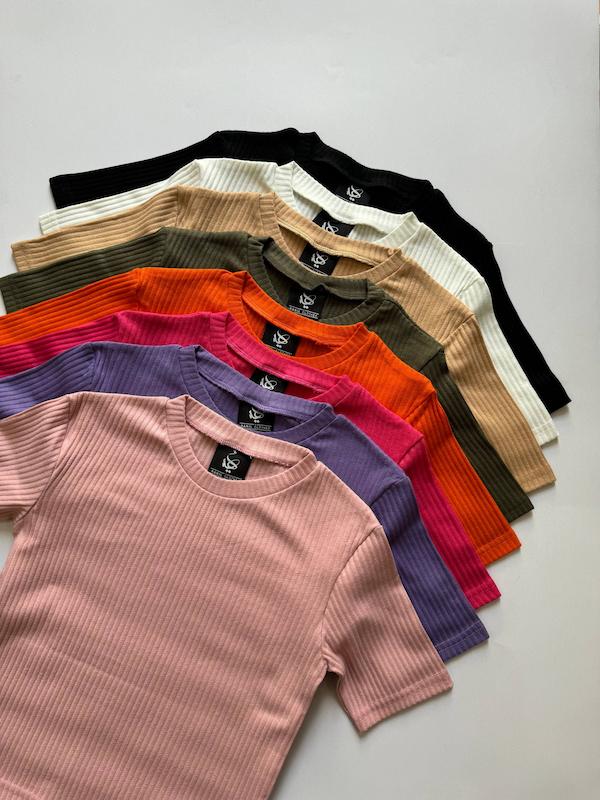 تیشرت بیسیک کرکره ای