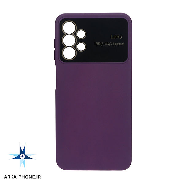 قاب گوشی Samsung Galaxy A13 4G سامسونگ محافظ لنز شیشه ای بنفش