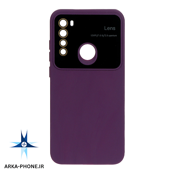 قاب گوشی xiaomi Redmi Note 8 شیائومی محافظ لنز شیشه ای بنفش