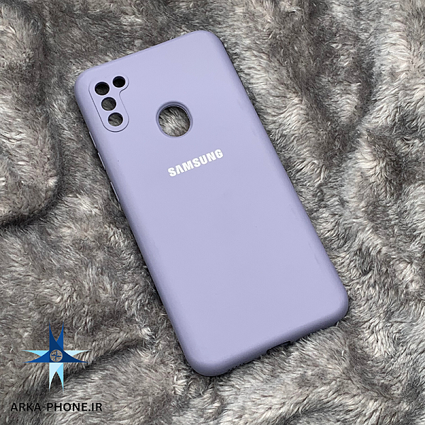 قاب گوشی Galaxy A11 - Galaxy M11 سامسونگ سیلیکونی محافظ لنز دار بنفش