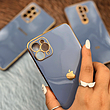 قاب گوشی سامسونگ ژله ای مای کیس طرح Gold Line دور طلایی محافظ لنز دار آبی فیلی Galaxy A52 / A52S / A30 / A20 / A31 / A34 / A14 / A20S / A33 / A54 / A51 / A32 4G / A23 / A71 / A73 / A72 / A13 4G / A53 / A22 4G / A10S / A11 / A21S / A12 / A04S / A04E / A04 / S23 Ultra / S21 FE / S22 Ultra / S21 Ultra / S20 FE / M11 / M12 / M32 4G / M13 5G / M52 5G / Note 20 Ultra