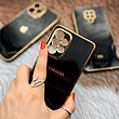 قاب گوشی سامسونگ ژله ای مای کیس طرح Gold Line دور طلایی محافظ لنز دار مشکی Galaxy A52 / A52S / A30 / A20 / A31 / A34 / A14 / A20S / A33 / A54 / A51 / A32 4G / A23 / A71 / A73 / A72 / A13 4G / A53 / A22 4G / A10S / A11 / A21S / A12 / A04S / A04E / A04 / S23 Ultra / S21 FE / S22 Ultra / S21 Ultra / S20 FE / M11 / M12 / M32 4G / M13 5G / M52 5G / Note 20 Ultra