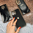قاب گوشی سامسونگ ژله ای مای کیس طرح Gold Line دور طلایی محافظ لنز دار مشکی Galaxy A52 / A52S / A30 / A20 / A31 / A34 / A14 / A20S / A33 / A54 / A51 / A32 4G / A23 / A71 / A73 / A72 / A13 4G / A53 / A22 4G / A10S / A11 / A21S / A12 / A04S / A04E / A04 / S23 Ultra / S21 FE / S22 Ultra / S21 Ultra / S20 FE / M11 / M12 / M32 4G / M13 5G / M52 5G / Note 20 Ultra
