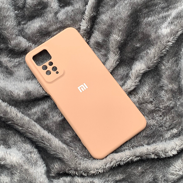 قاب گوشی Redmi Note 11 Pro 4G & 5G - Redmi Note 11E شیائومی سیلیکونی های کپی محافظ لنز دار کرم نارنجی