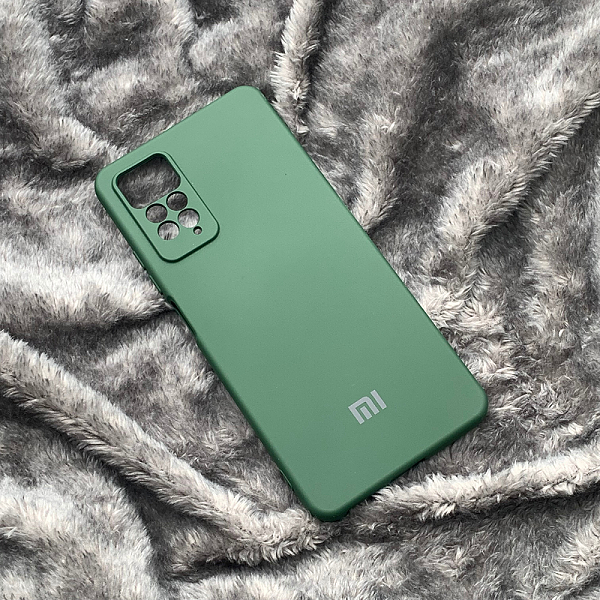 قاب گوشی Redmi Note 11 Pro 4G & 5G - Redmi Note 11E شیائومی سیلیکونی های کپی محافظ لنز دار سبز