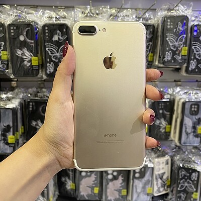 گوشی اپل (استوک) iPhone 7 Plus | حافظه 128 گیگابایت / پک اصلی LLA ، بدون خطو خش باتری 100 (هدیه محافظ صفحه ضد ضربه+ اَپل آیدی)