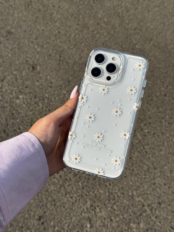 قاب شیشه ای بابونه شفاف