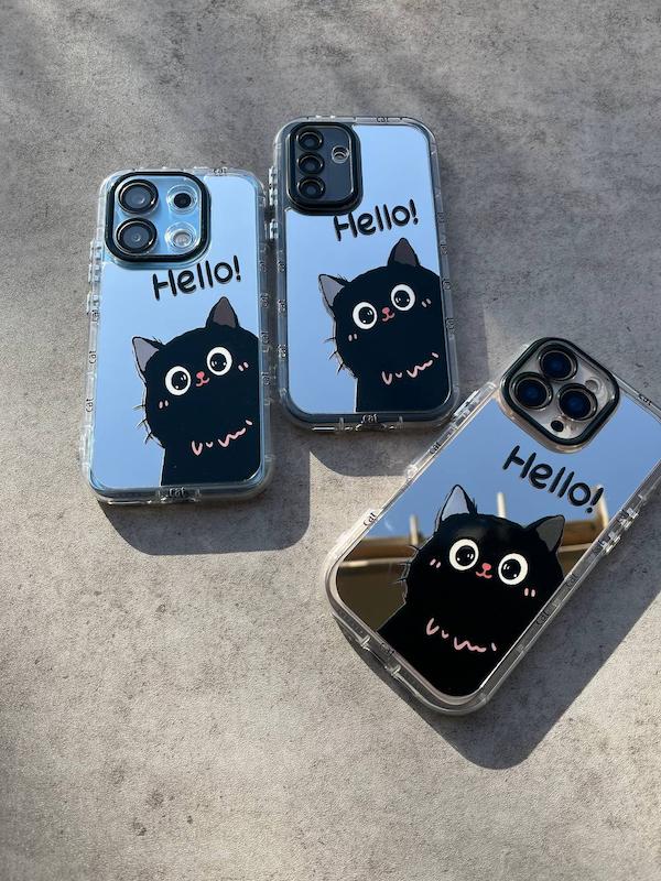 Hello cat آینه ای