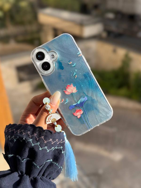 گل نیلوفر (با آویز ژاپنی)